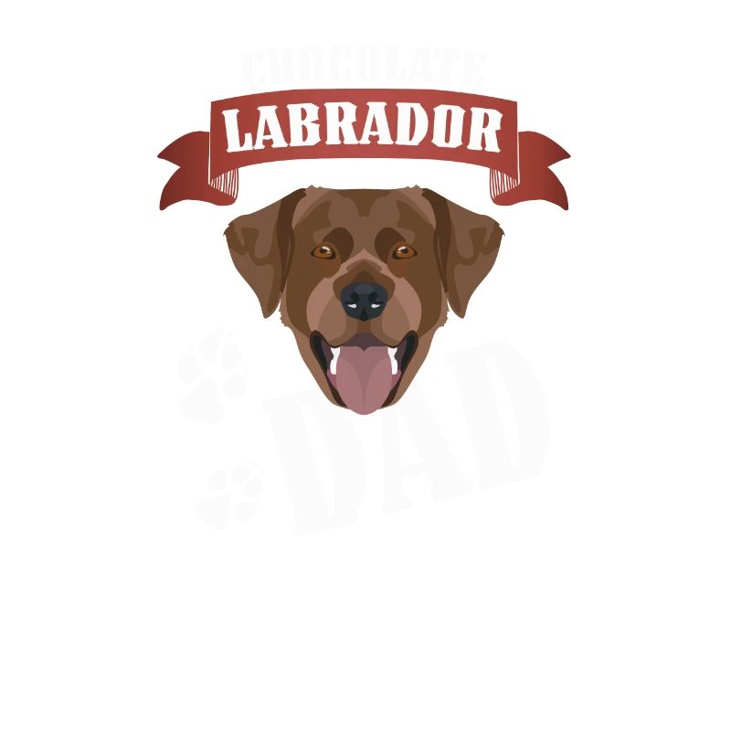 Chocolat Labrador, Lab Dad, Hundepa
