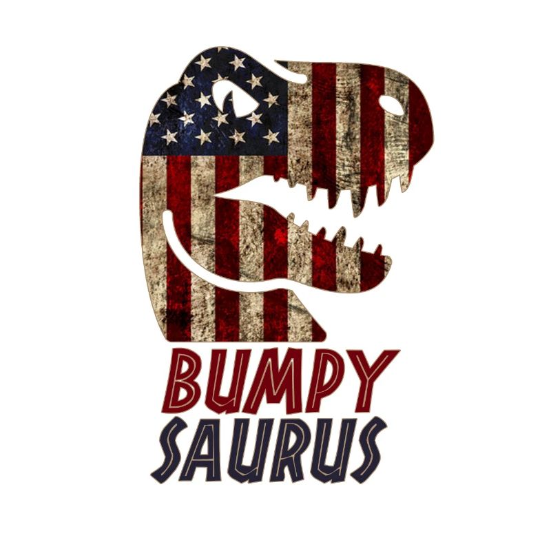 Patriotic Bumpy Dinosaur