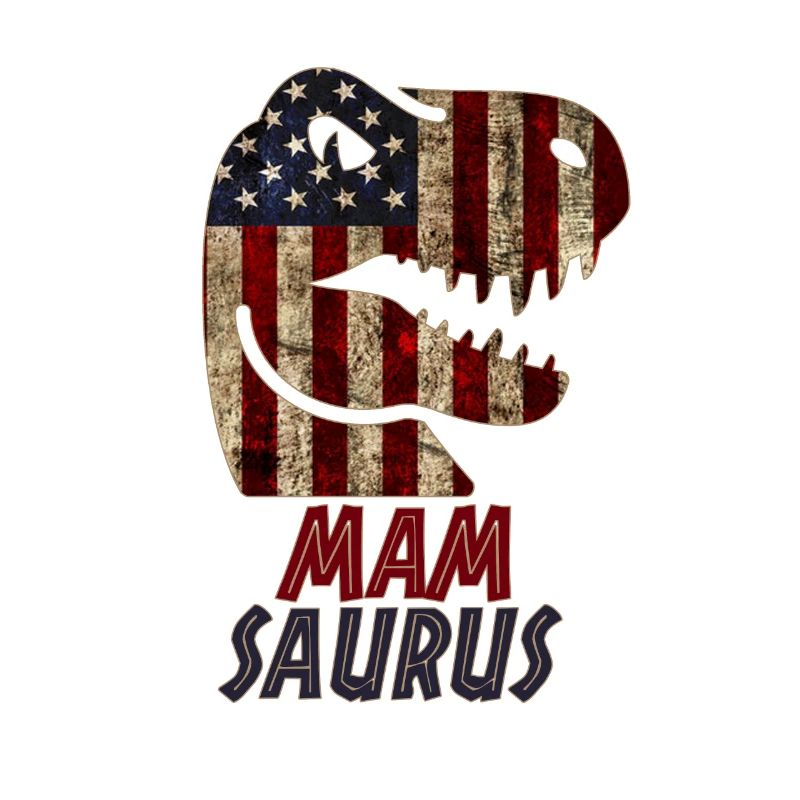 Patriotic Mam Dinosaur