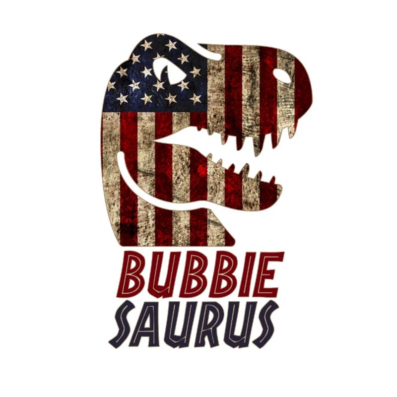 Patriotic Bubbie Dinosaur