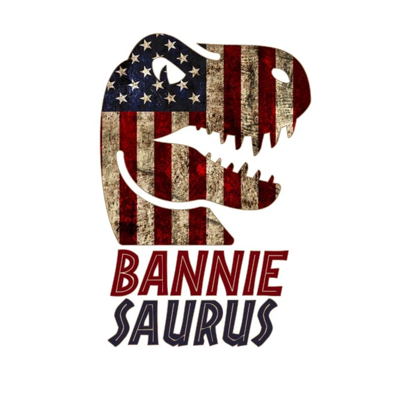 Patriotic Bannie Dinosaur