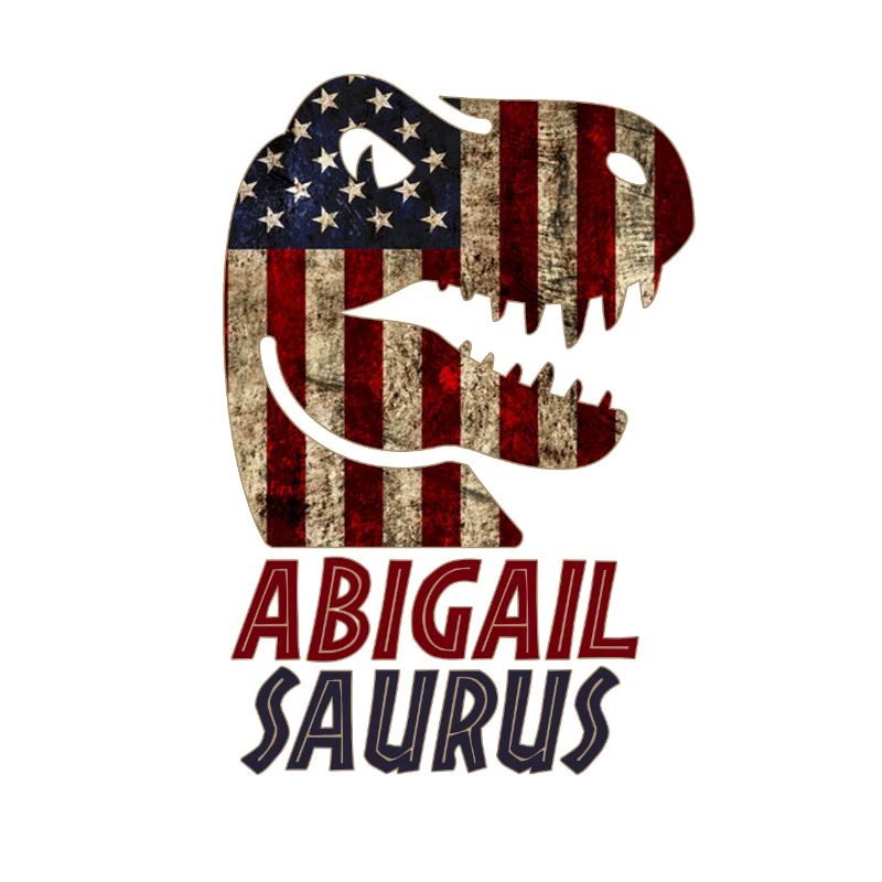 Patriotic Abigail Dinosaur Abigailsaurus