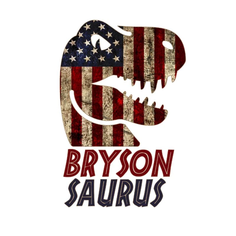 Patriotic Bryson Dinosaur Brysonsaurus