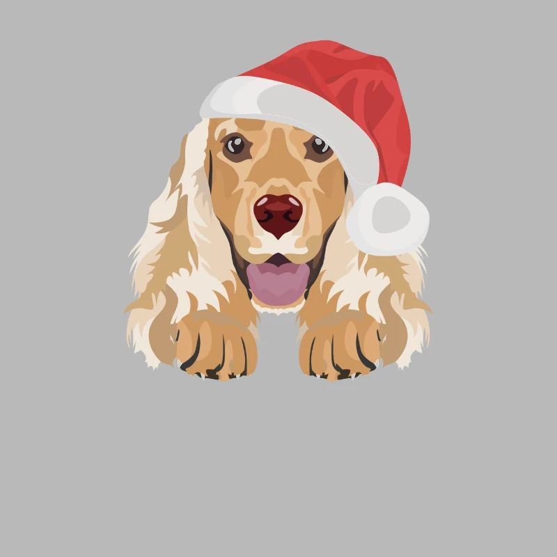 Deutsch Cocker Spaniel Merry Christmas