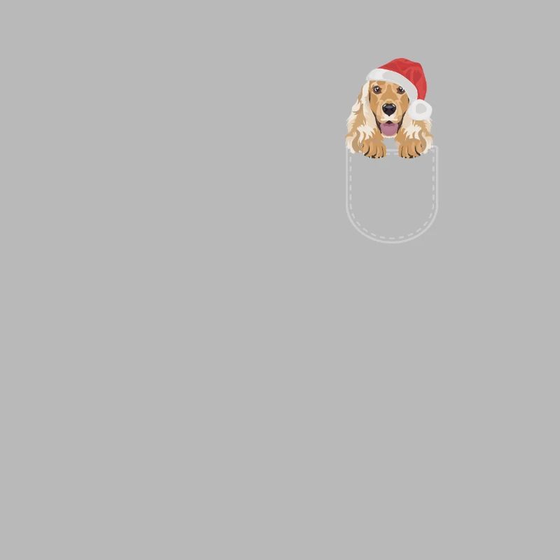 Deutsch Cocker Spaniel Merry Christmas
