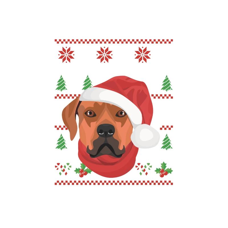 Rhodesian Ridgeback Joyeux Noël