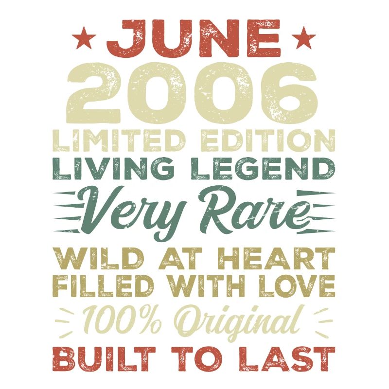 Juni 2006 Geburtstag Juni 2006 Geschenk Juni 2006