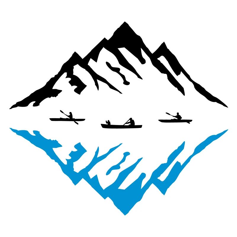 Canoe & Mountains, Reflection