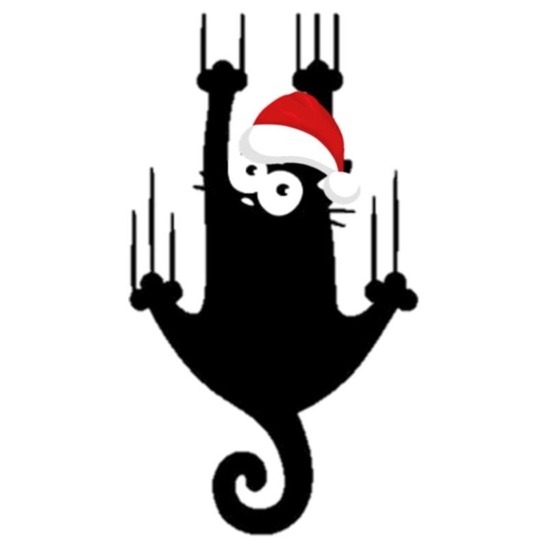 chat de Noël