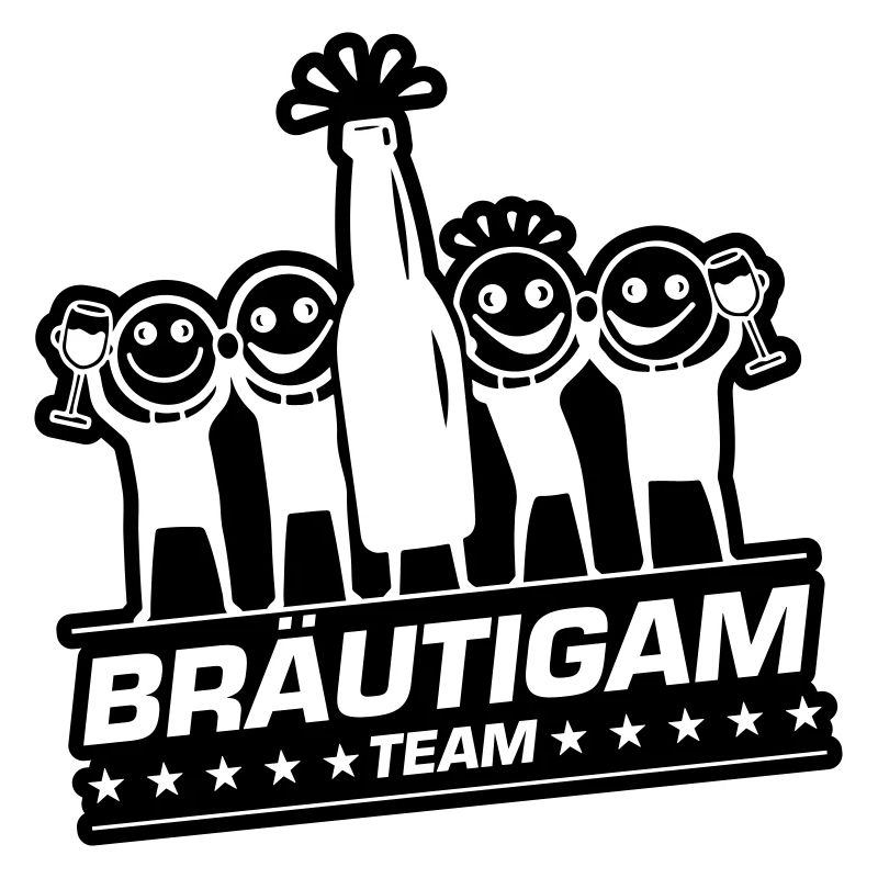 Team Groom Bachelor Wedding