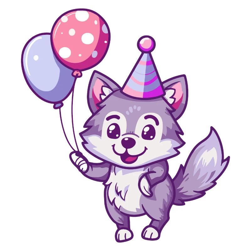 Wolf Geburtstag Comic