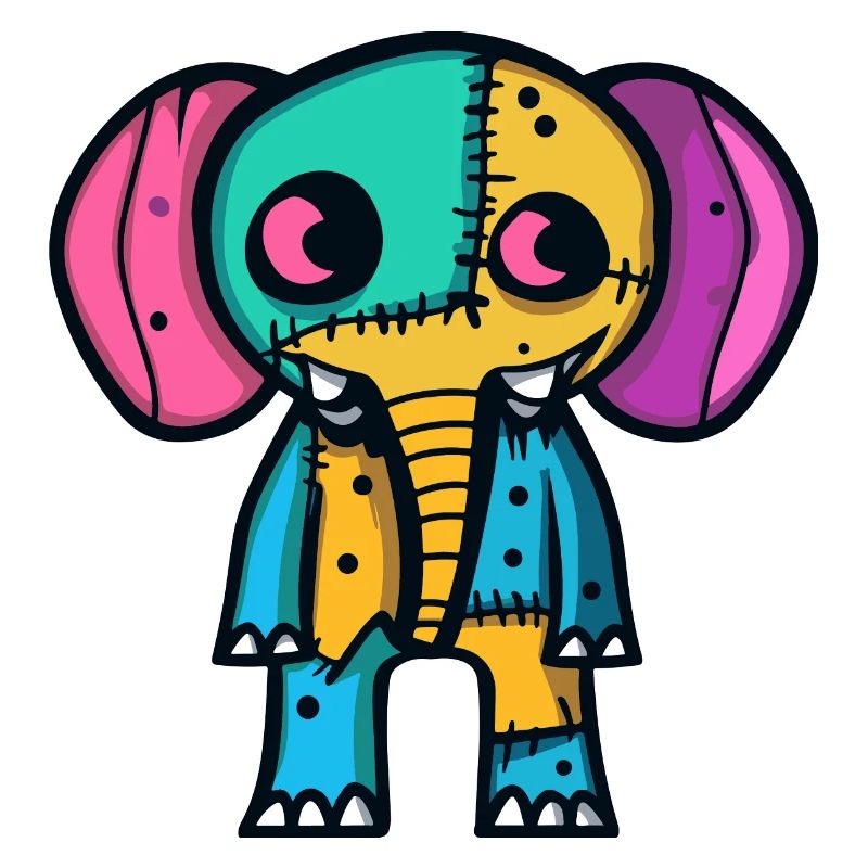 Elefant Halloween Tier