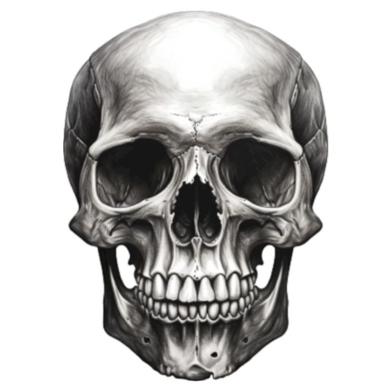 Skull Hand Drawn