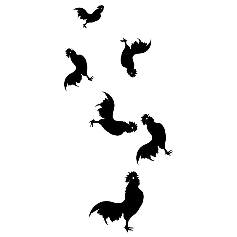 Hahn Tier silhouette