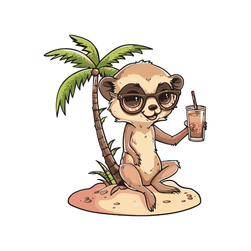 Vacances d’été de suricate