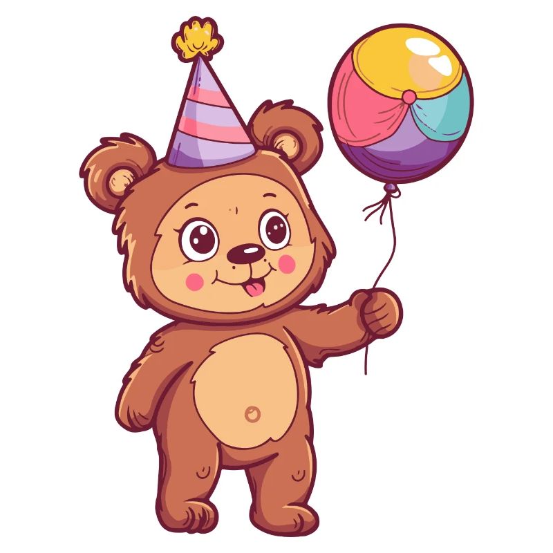 Bär Geburtstag Comic
