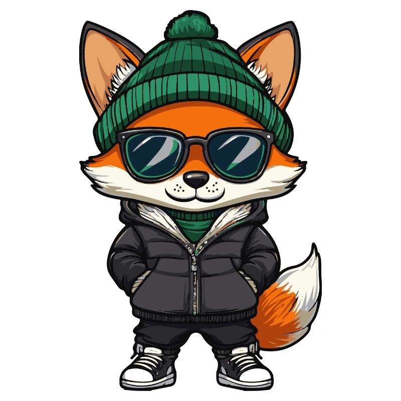 Fuchs Winter Comic