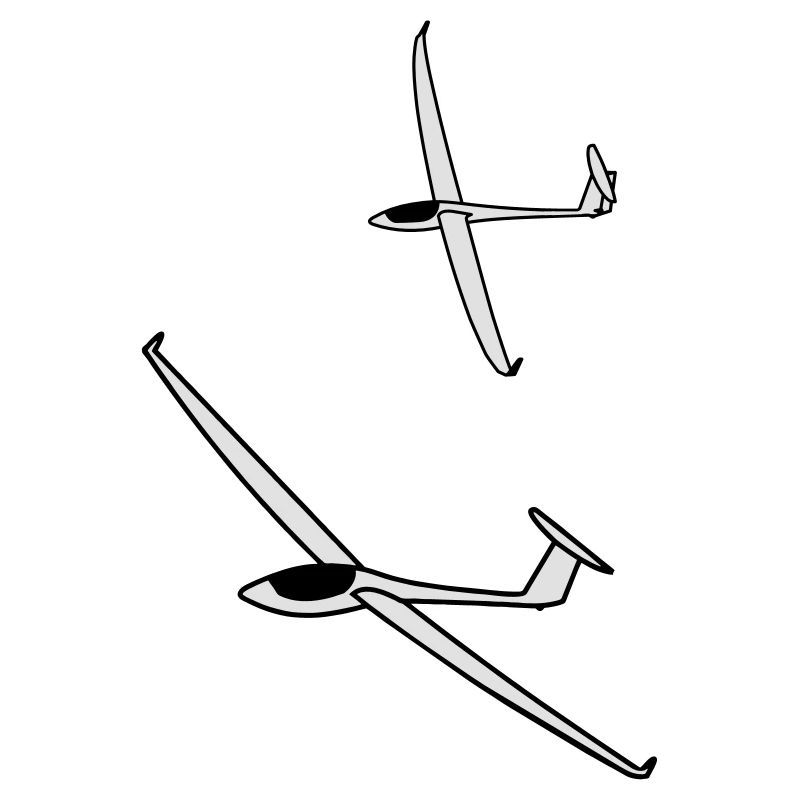 gliding glider pilot