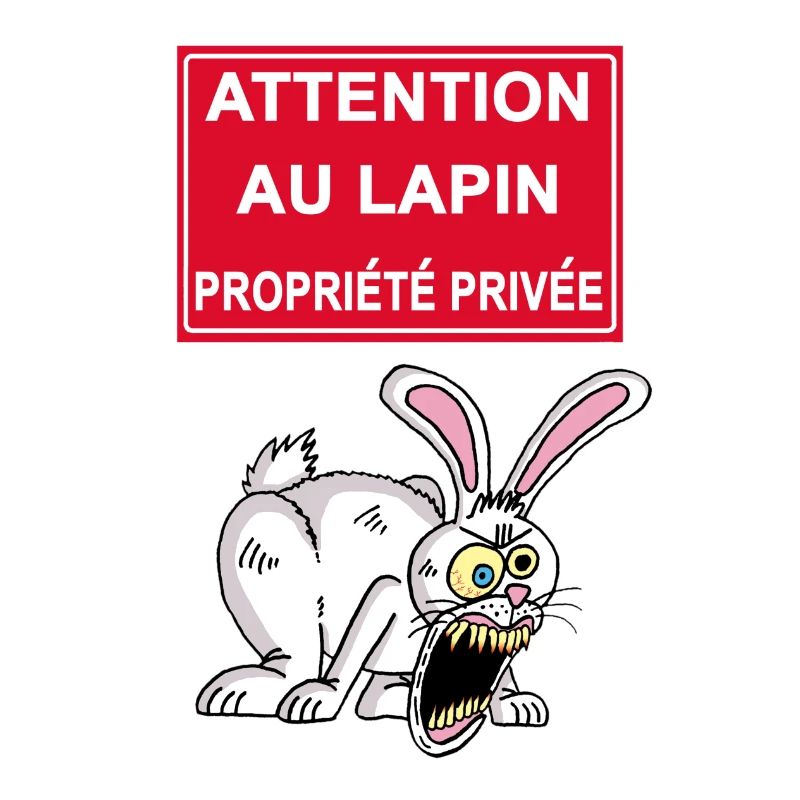 Attention au lapin blanc