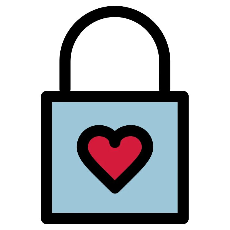 Cadenas, serrure d'amour
