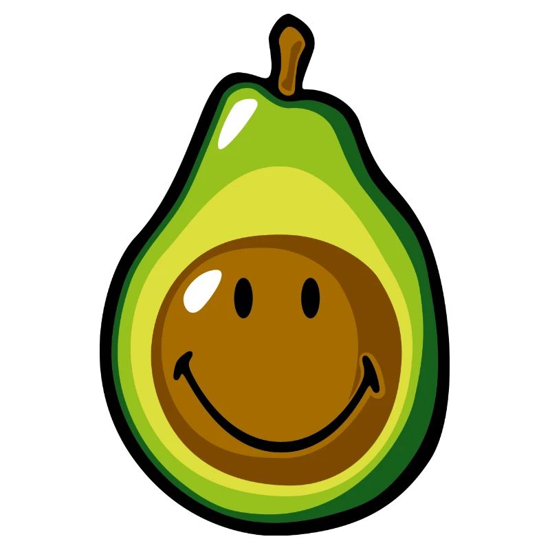 Smiley Avocado Pear