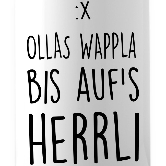 Vorschau: Ollas Wappla bis aufs Herrli - Isolierflasche