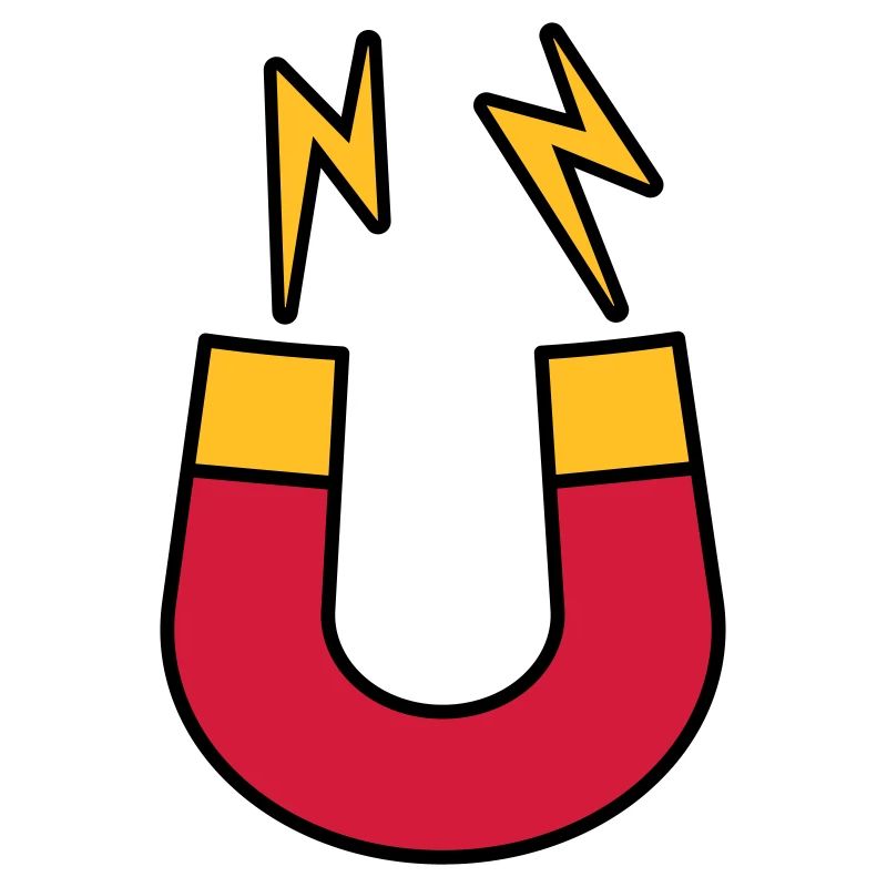 Logo de l’aimant lightning drôle