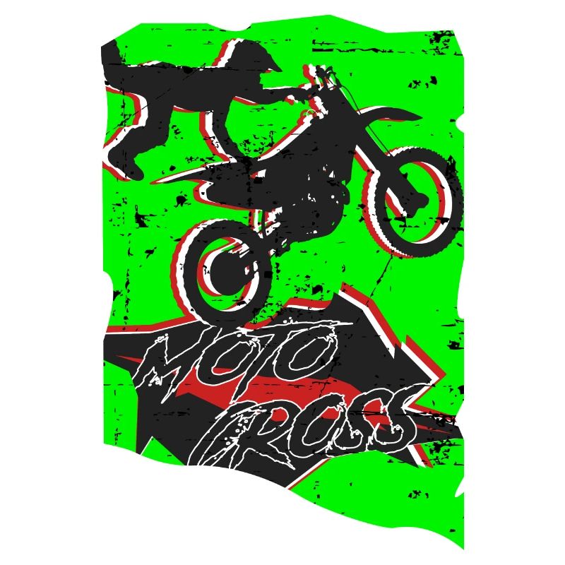 Cascade de motocross
