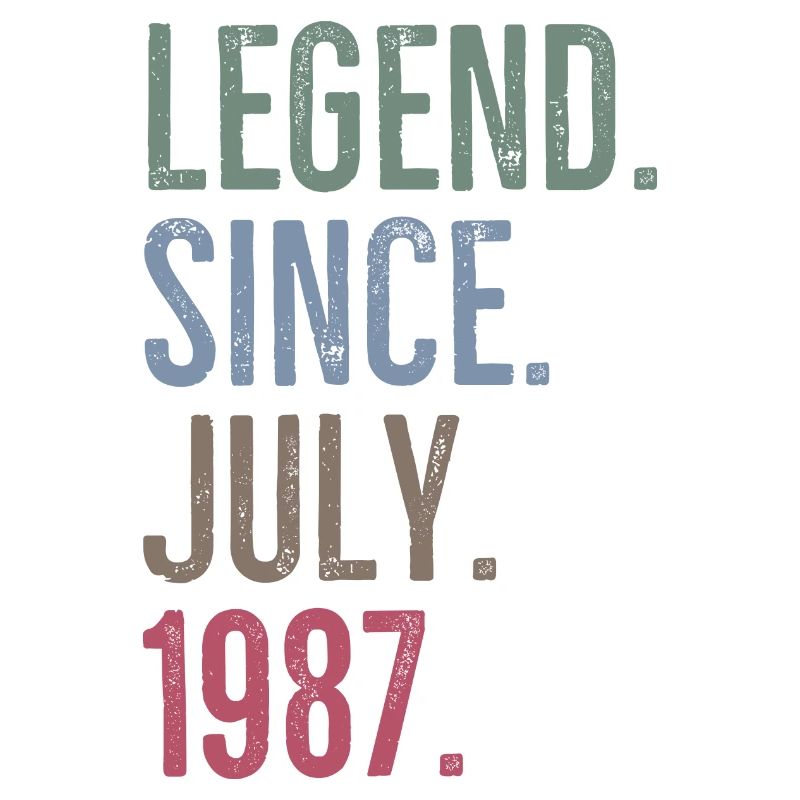Legende seit Juli 1987