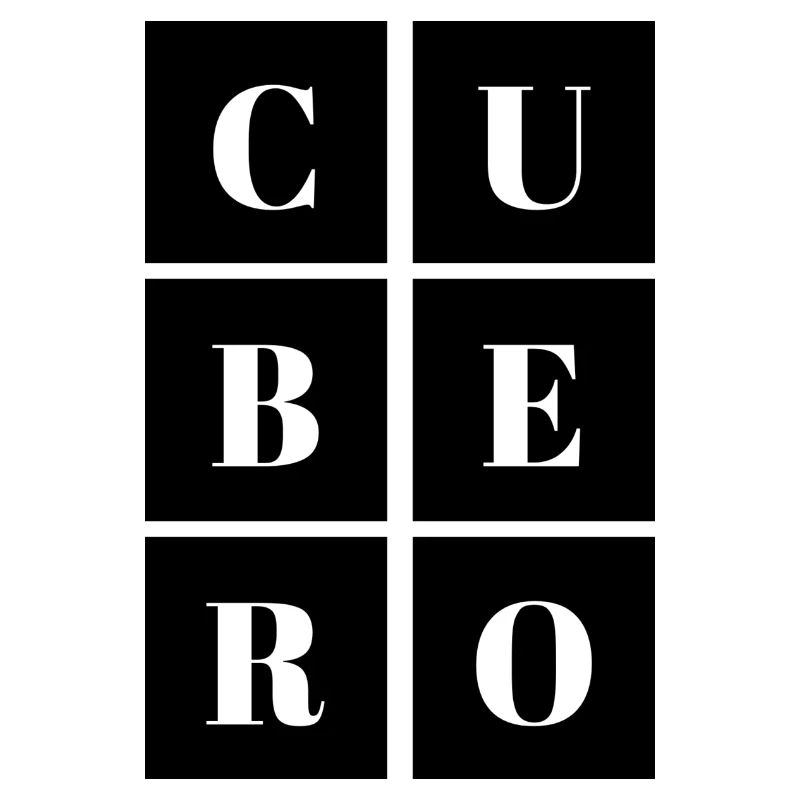 Black & White Square Cube