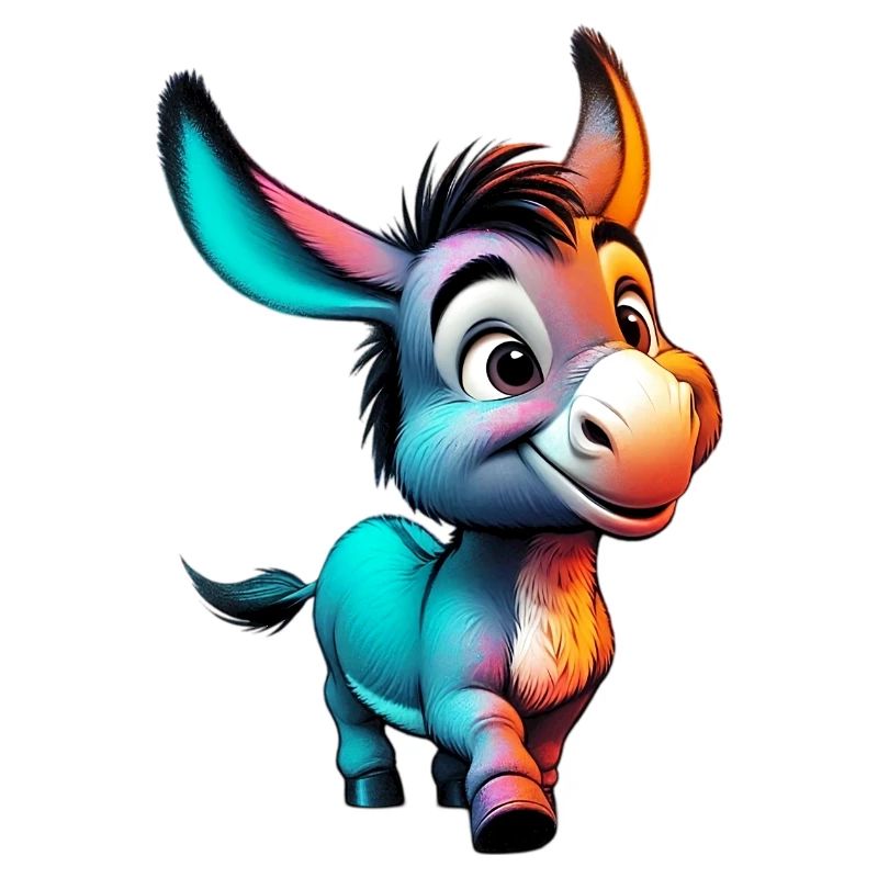 Âne âne tétine mule