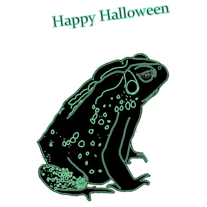 Crapaud d’Halloween