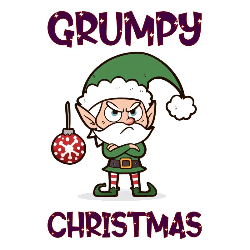 Grumpy Christmas Elf