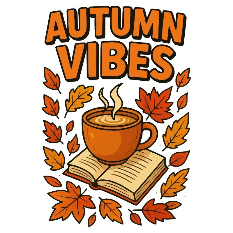 Herbstvibes Kaffee und Buch