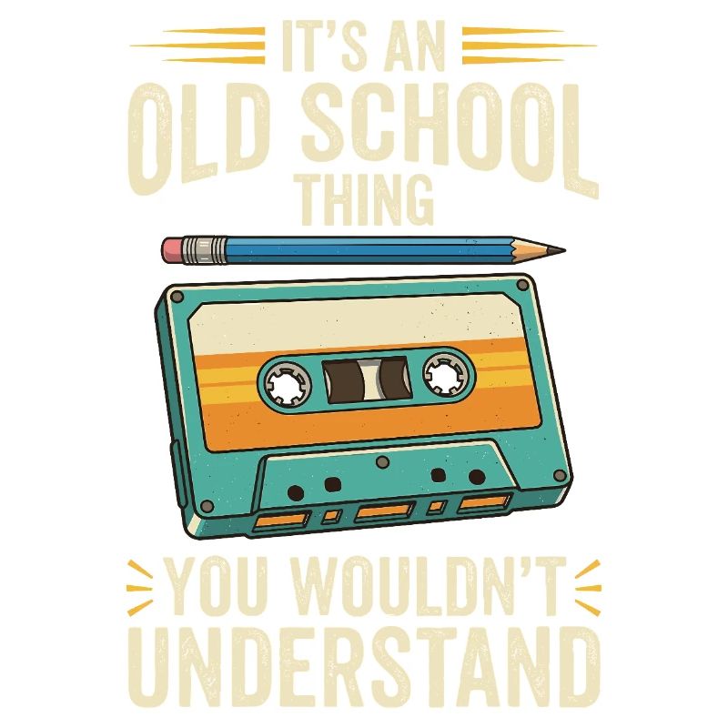 Old School Cassette Design – Retro Mixtape