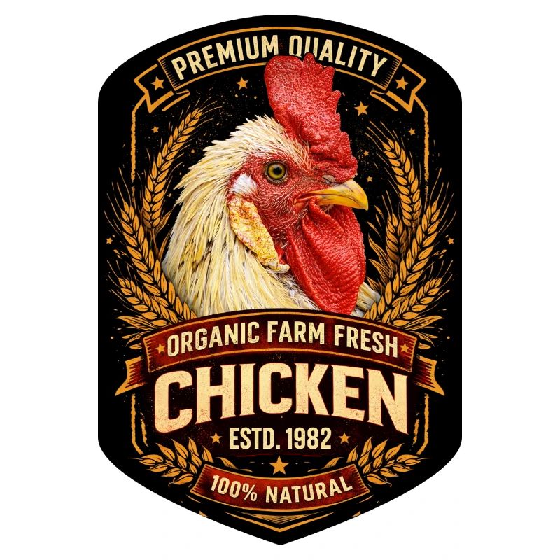 Le Coq, les plus belles poules de ferme