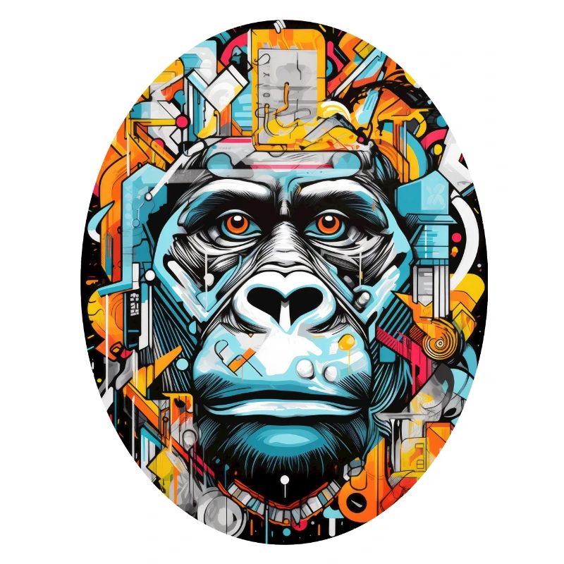 Gorilla Graffiti Geometry