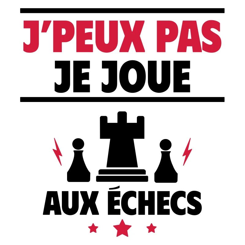 Je joue aux échecs