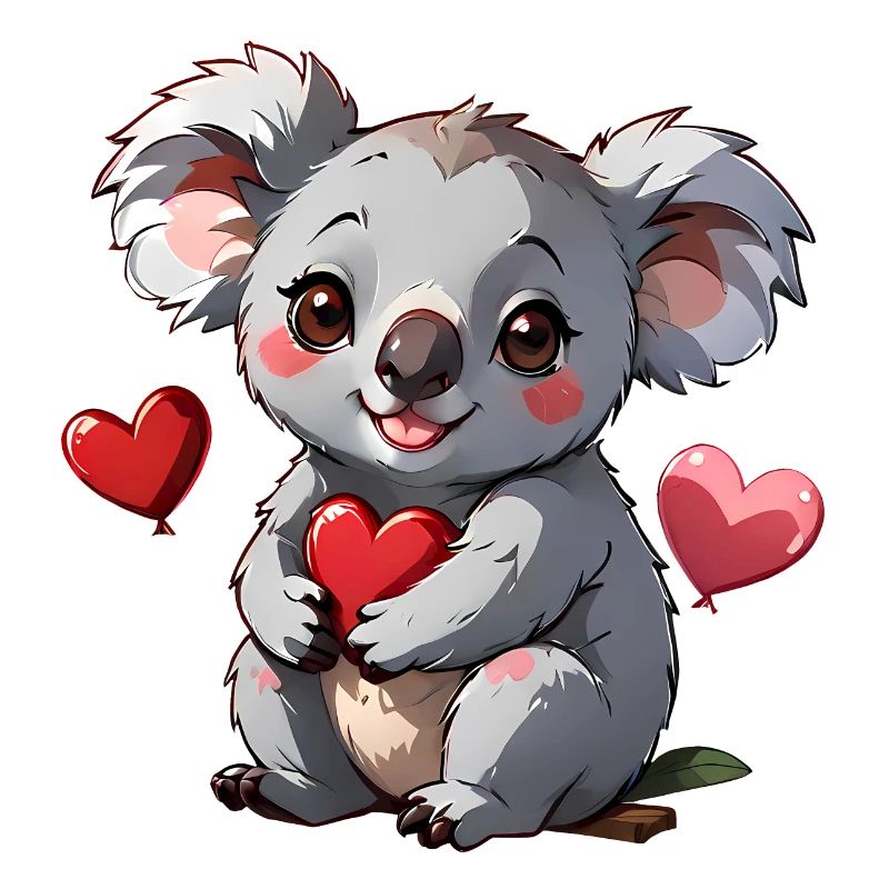 Offrez ce koala mignon en cadeau pour la Saint-Valentin