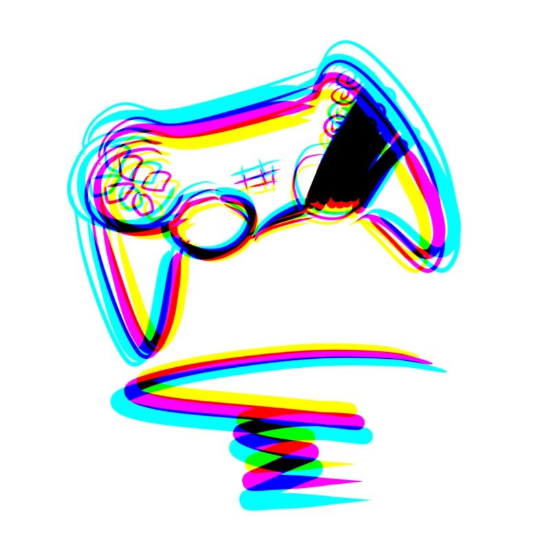 controller gamer gamble lines effect