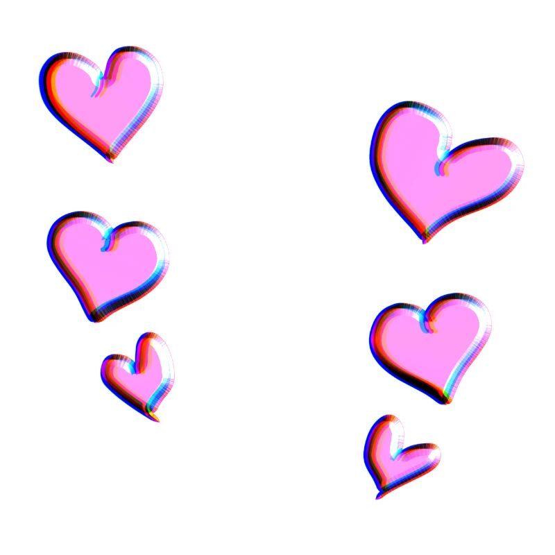 pink hearts heart pattern