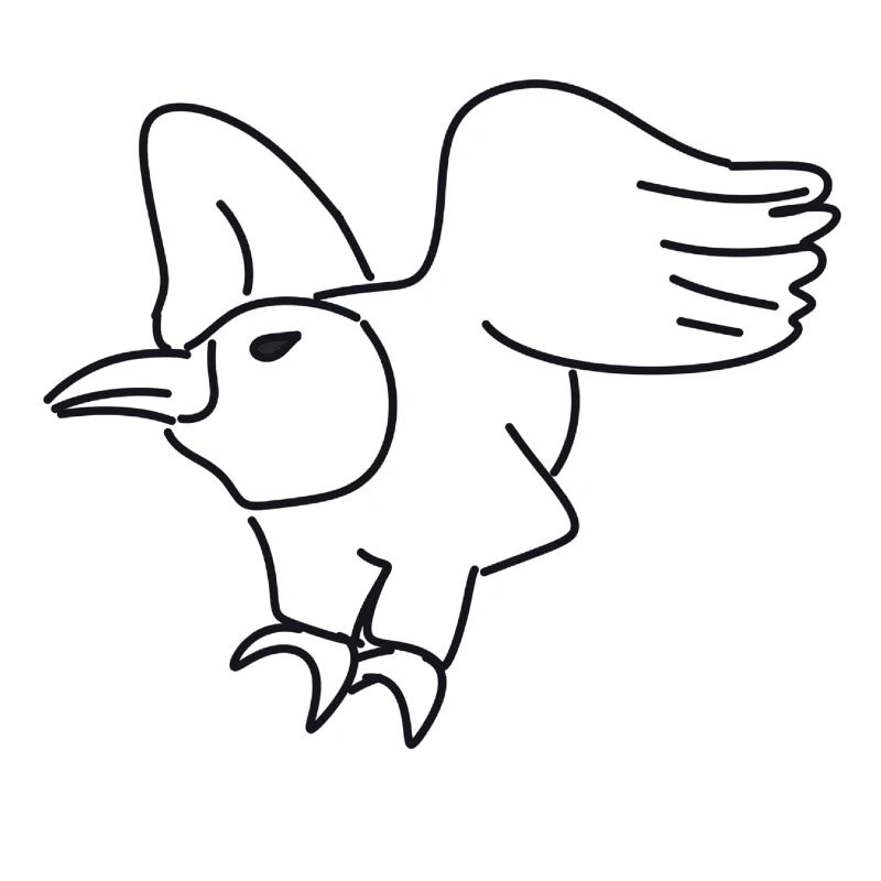 Symbole de mouche animale Eagle Bird