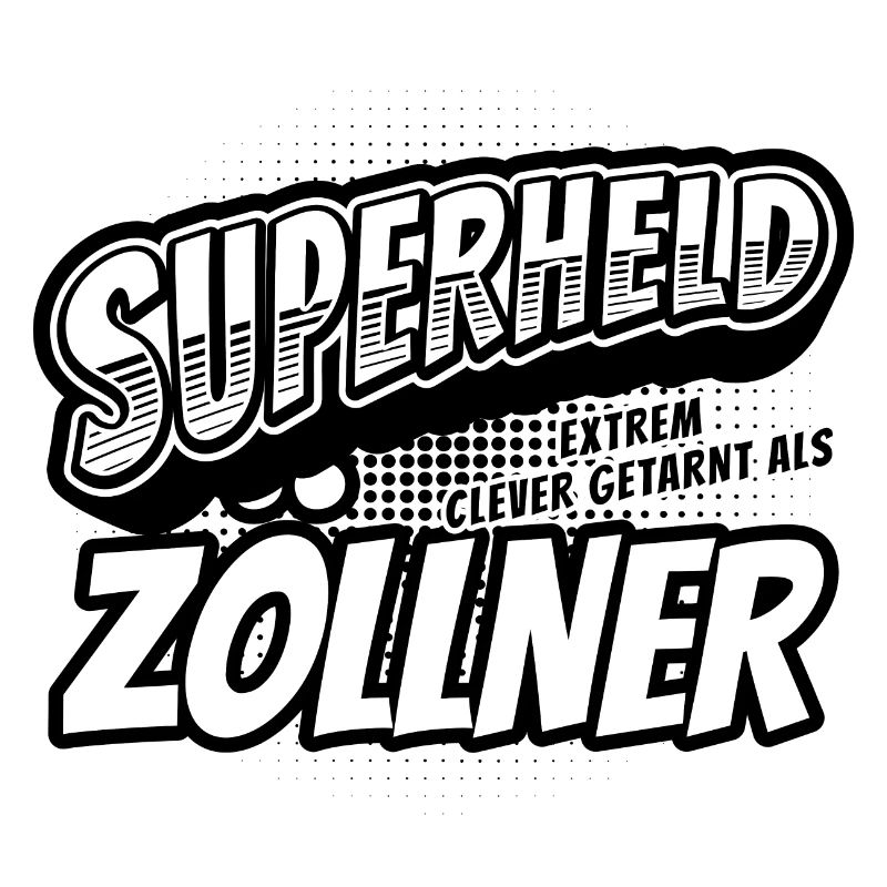 Superheld, clever getarnt als Zöllner