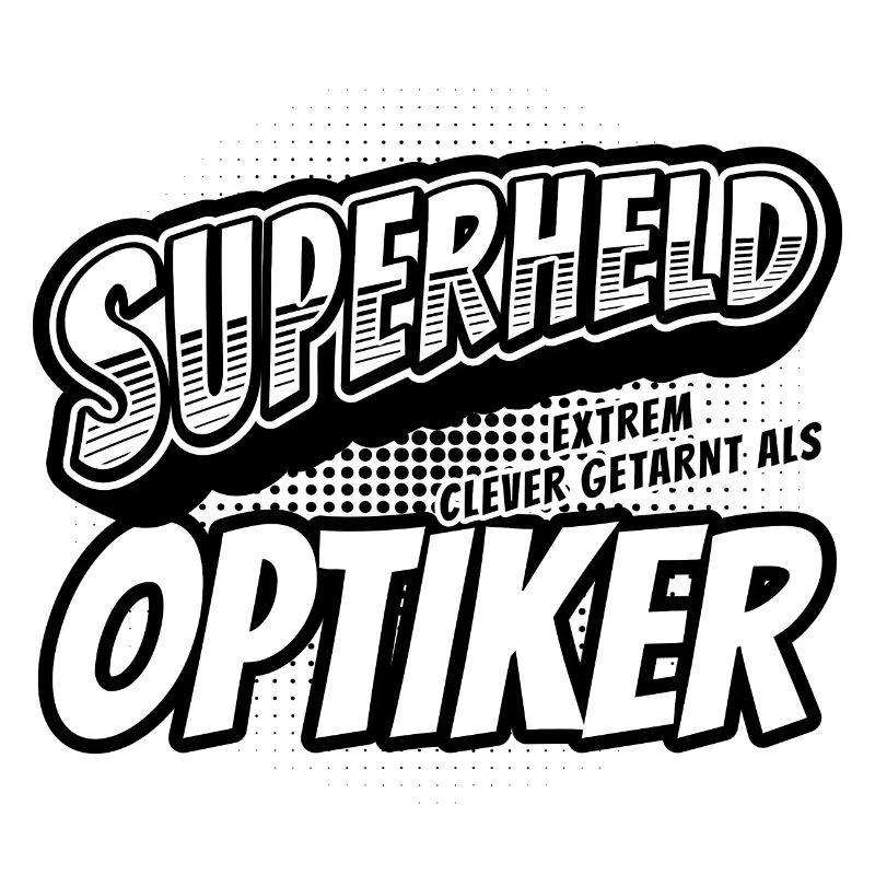 Superheld, clever getarnt als Optiker