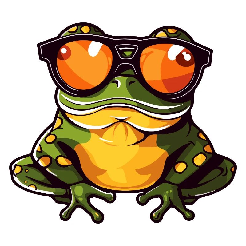 Frog Funny Cool
