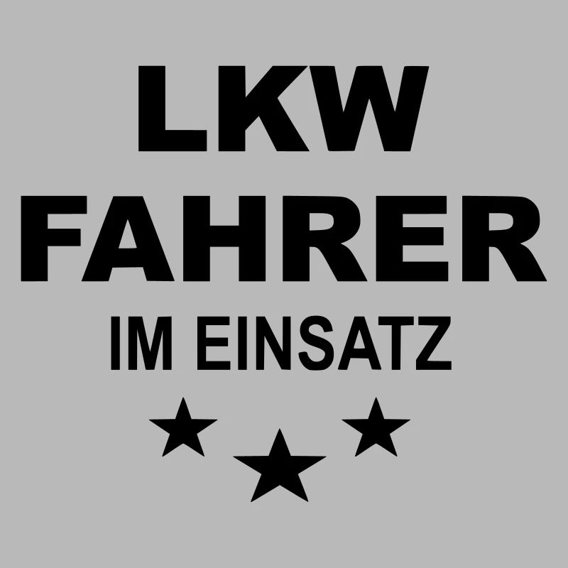 Lkw Fahrer im Einsatz