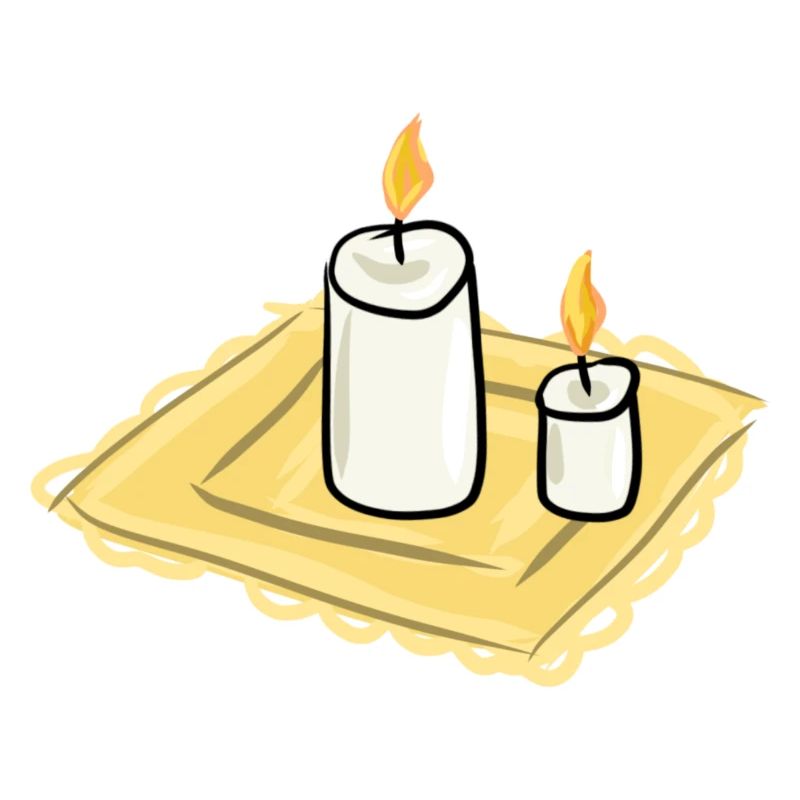 candles symbol light fire