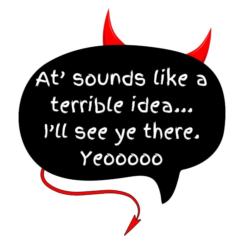 Funny and Mischievous Little Devil - Bad Idea