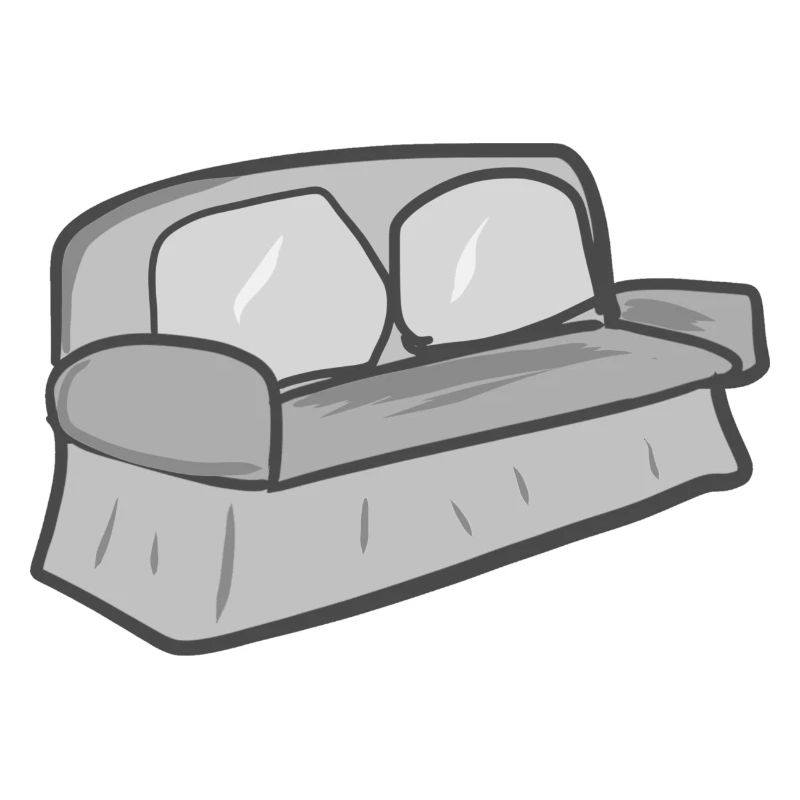 Sofa Symbol Wohnzimmer Möbel Grau