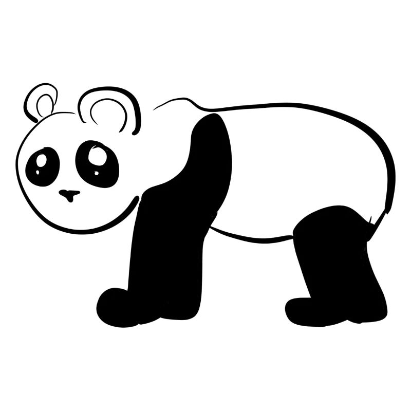 Bär Panda Tier Symbol